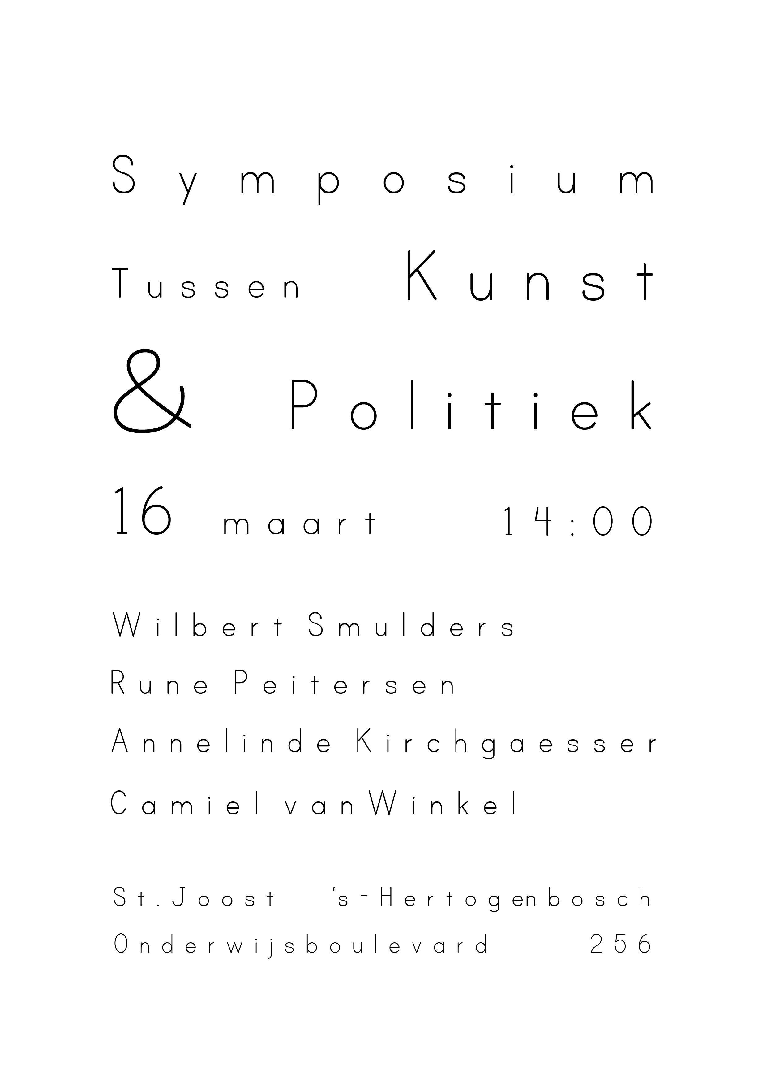 Between Art and Politics